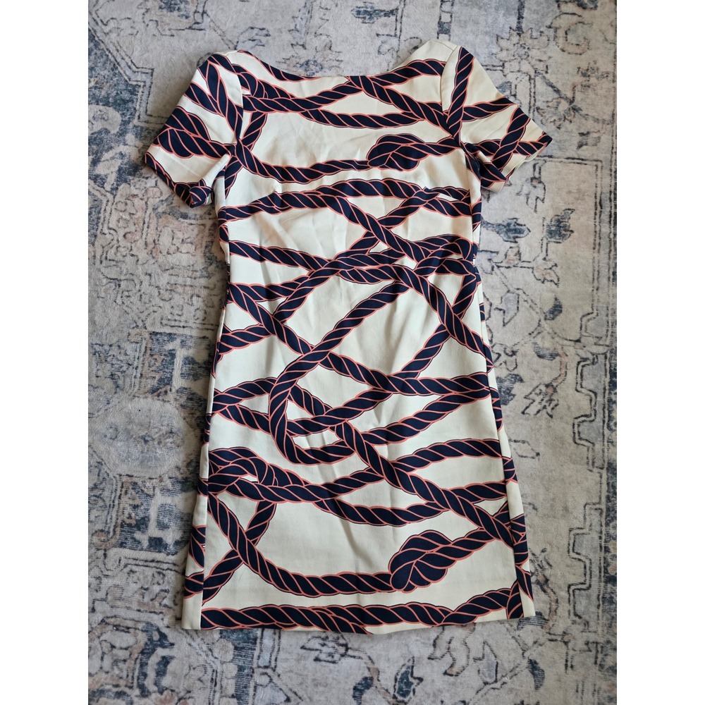 Anthropologie Maeve Women's Size 2 Nautical Rope Back Bow Mini Dress